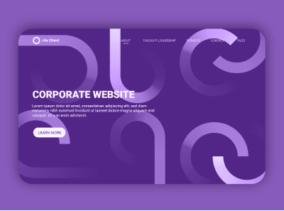 Corporate websites