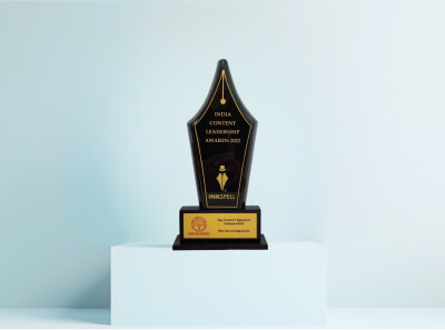 Gold Winner for Best Website Content for Financial Services,<span>India Content Leadership Awards 2019</span>